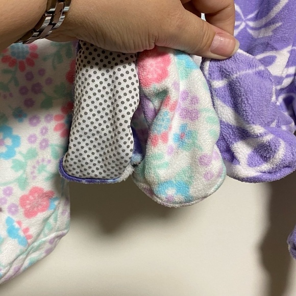 Lots Of 3 Fleece Sleepers, Assorted Brands, Size 0-3 Months - Picture 5 of 13